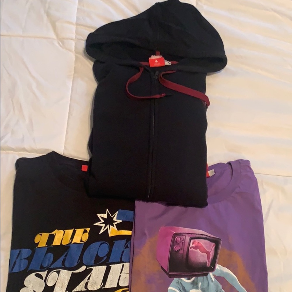 Puma Hoodie and T Shirt Lot